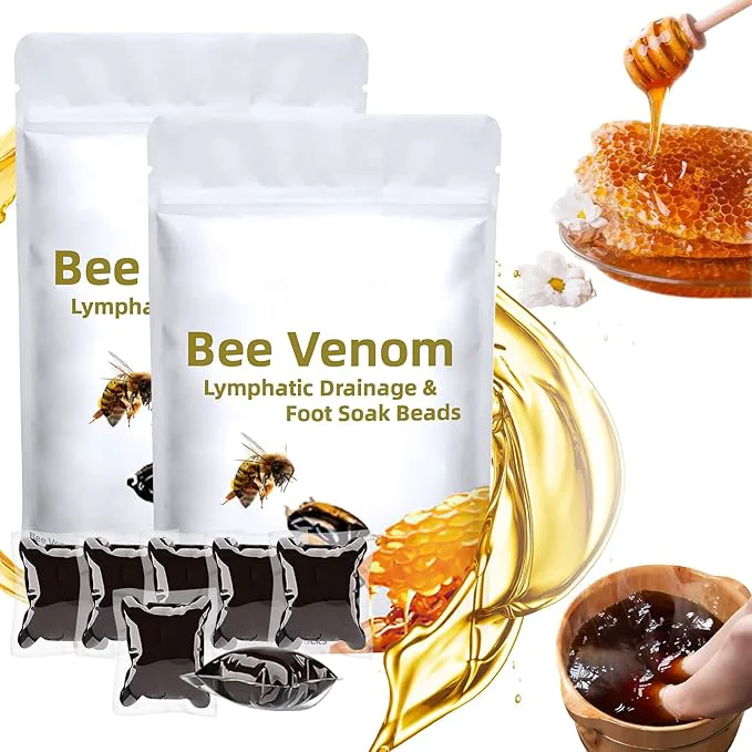 Secure Bee Venom Foot Soak Beads L-ymphatic Drainage Foot Soak Beads Optimized