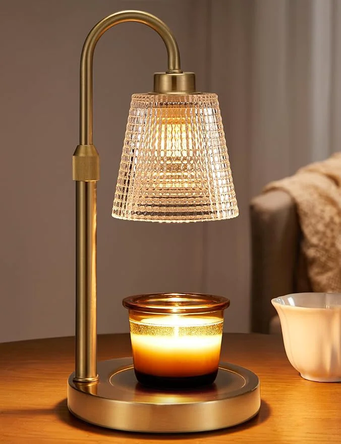 High-Grade Innqoo Gold Candle Warmer Lamp Fine Crafted