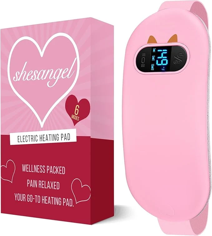 User-Friendly Portable Heating Pad for Period Cramps CordlessMenstrual Heating Pad Reliable