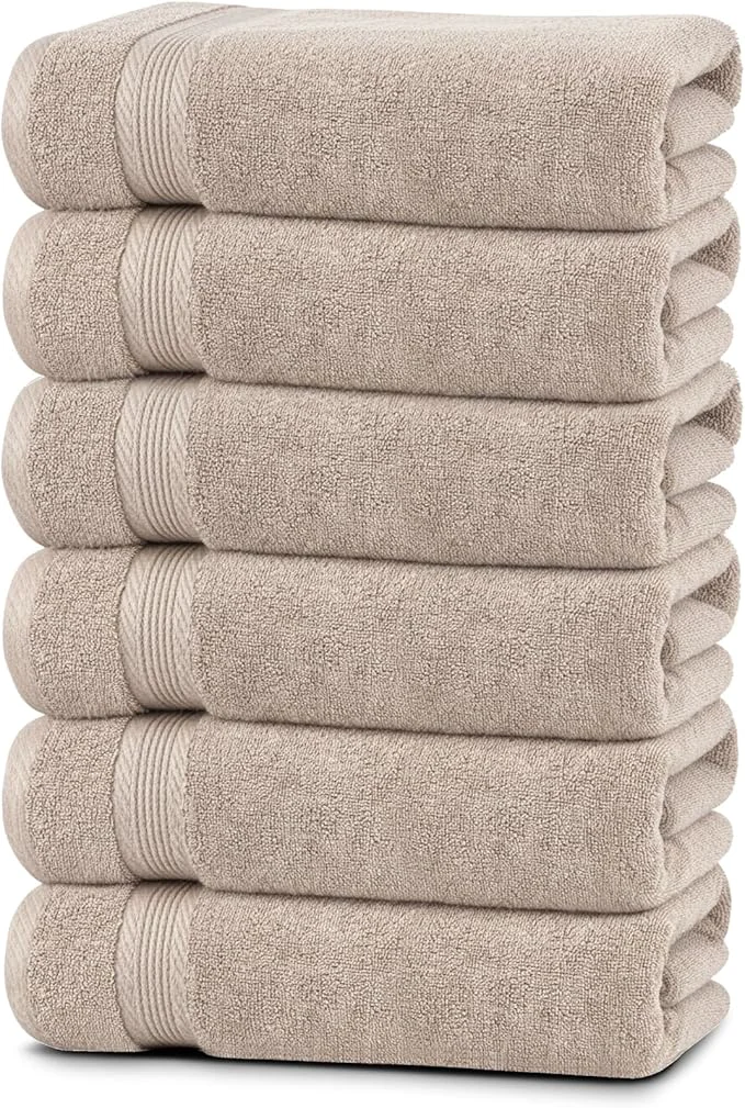 Relaxed Linteum Textile Supply Luxury Hair Towels Ring Spun Cotton Towel Contemporary