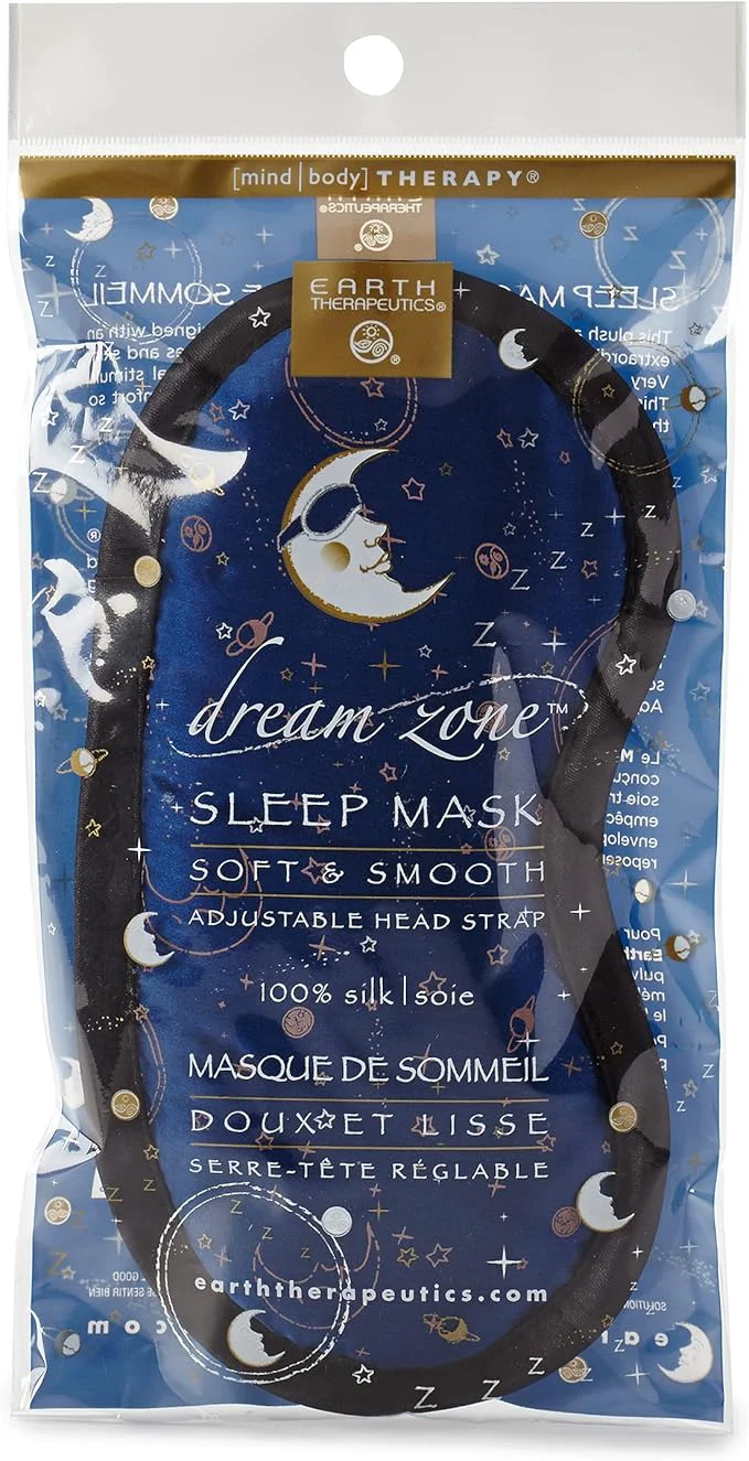 First-Class Earth Therapeutics Dream Zone Sleep Mask – Comfortable Versatile – Soft Smooth