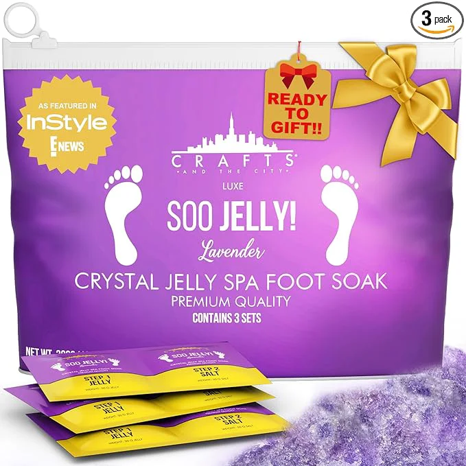 Reusable Crafts And The City SOO Jelly Pedicure Packs Fast