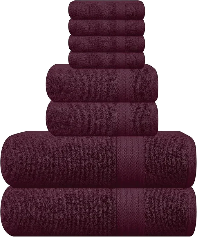 Artisan GLAMBURG Ultra Soft 8-Piece Towel Set Organic