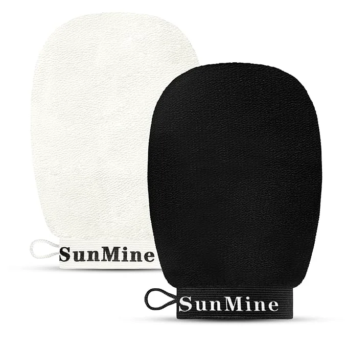 Powerful Exfoliating Gloves 2pcs Korean Exfoliating Mitts Glove Deep Body Scrub Dead Next-Generation