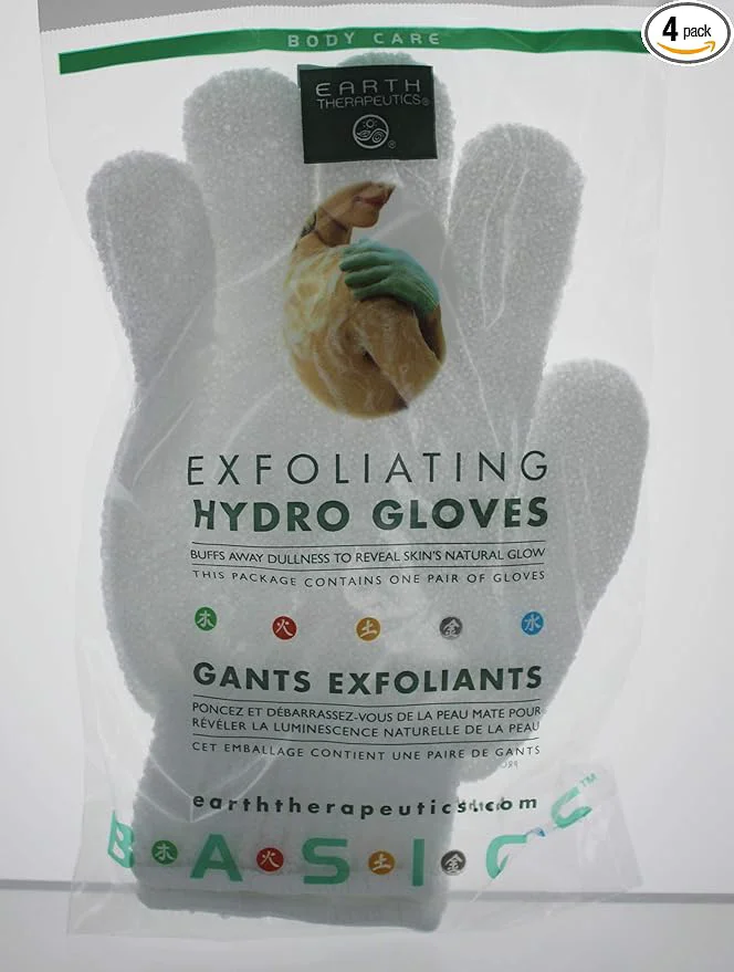 Luxury Earth Therapeutics Hydro Exfoliating Gloves 1 pair Fast