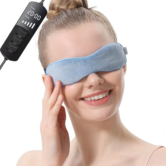 Certified Aroma Season Heated Eye Mask for Dry Eyes Warm Eye Compress Optimized