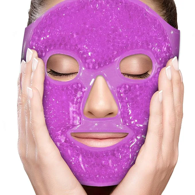 Premium Material Eye Mask Get Rid of Puffy Eyes Migraine Relief Travel Therapeutic Hot Cold Authentic