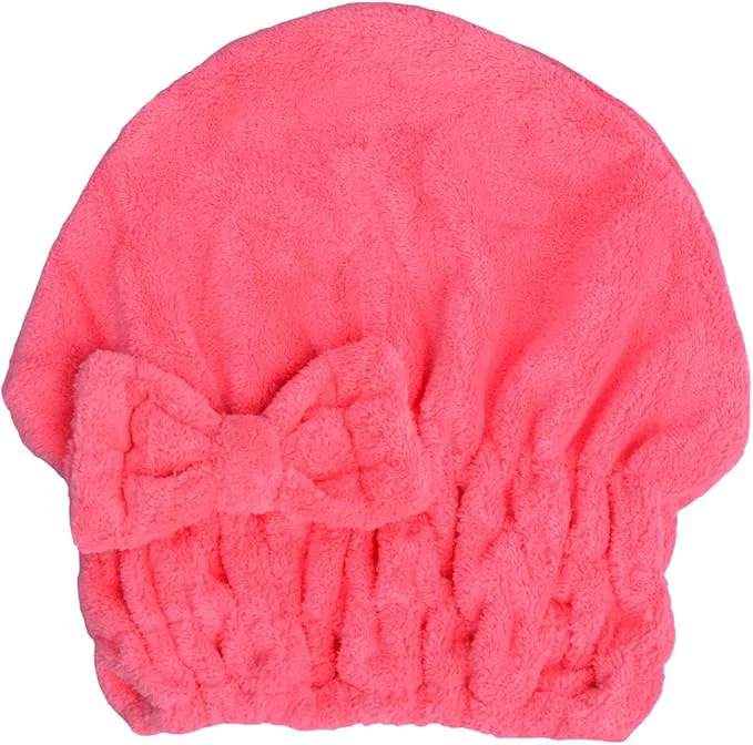 Selected HOPESHINE Microfiber Hair Towel Cap Stylish