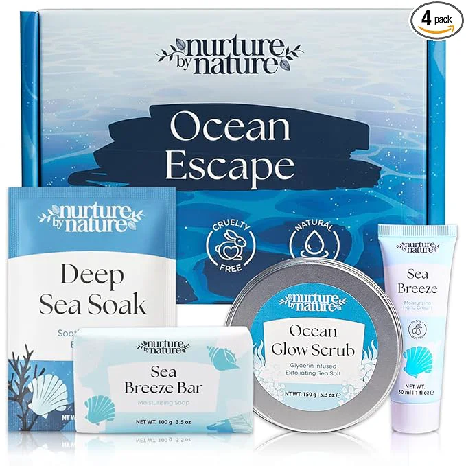 Comfortable Nurture by Nature Bath Gift Set Traditional