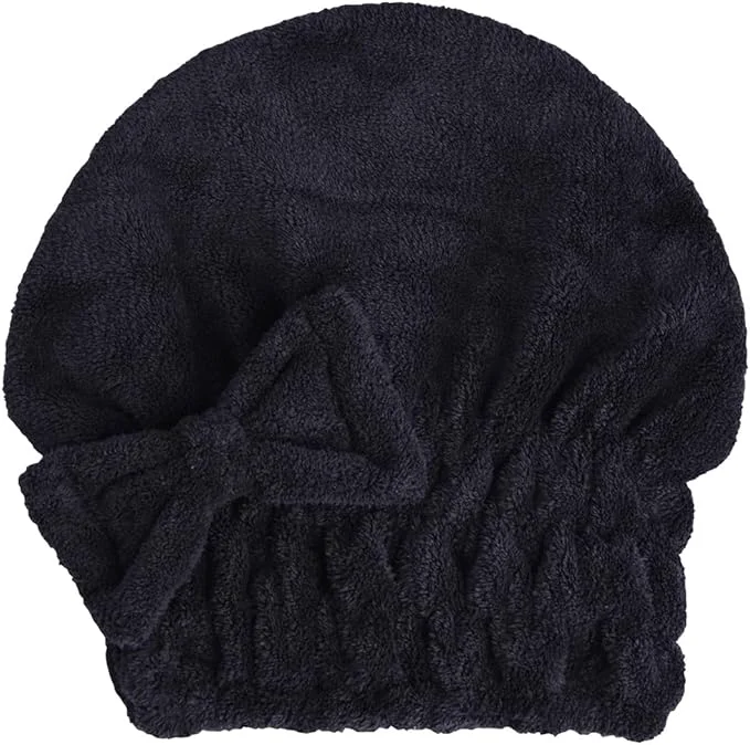 Effective HOPESHINE Microfiber Hair Towel Cap Reusable
