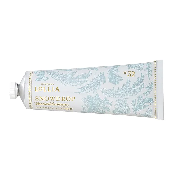 Relaxed LOLLIA Snowdrop Handcreme 4 oz 113 g Winterberry Cashmere Fragrance Prestigious