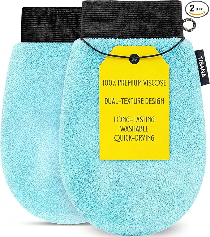 Elegant Exfoliating Glove for Shower – Dual-Sided Scrubber Mitt – Deep Exfoliation Pure