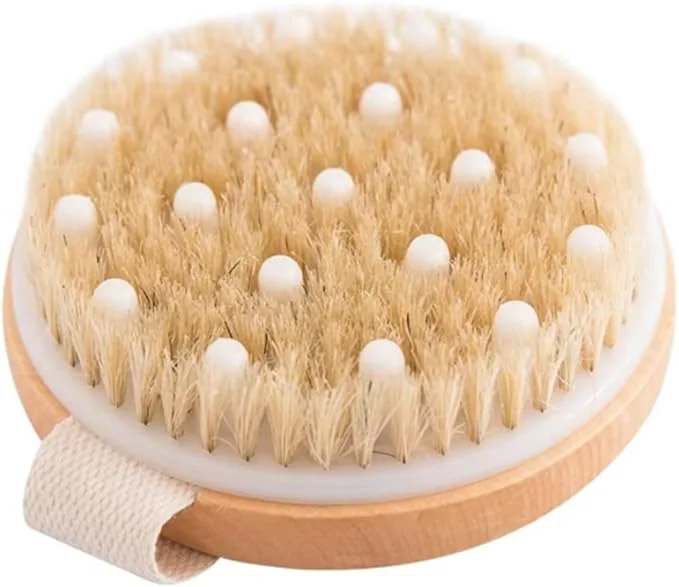 Powerful Dry Body Brush – Eco-Friendly Natural Bristles Reliable