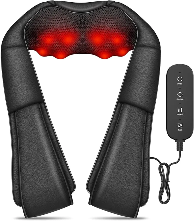 Authentic iKristin Neck Massager with Heat Shiatsu Massager Enhanced
