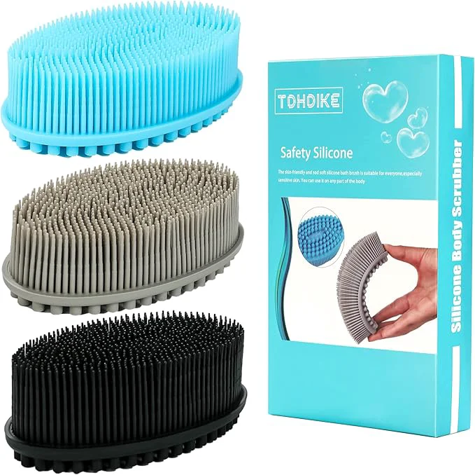 Fine Crafted Silicone Body Scrubber Loofah Enhanced