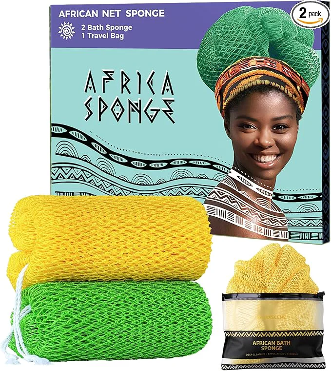 Dependable African Net Sponge with Knots Classic