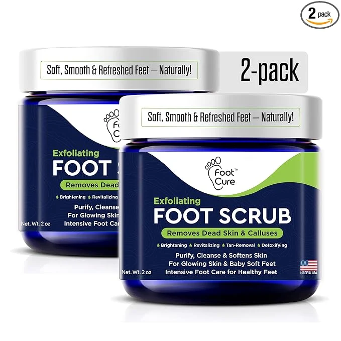 Natural Exfoliating Foot Scrub with Pumice Stone powder Selected