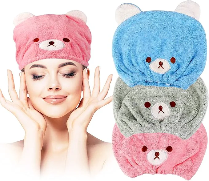 Prestigious Lamoutor 3Pcs Hair Drying Towel Professional