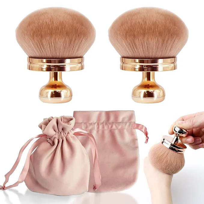 Environmentally Friendly 2 Pack additional Large Body Makeup Brush Solid