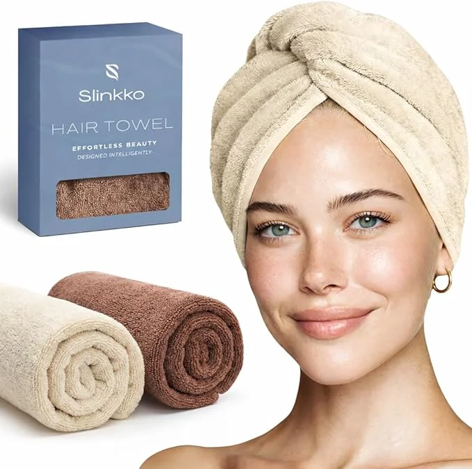 Flexible Microfiber Hair Towel Wrap Turban Certified