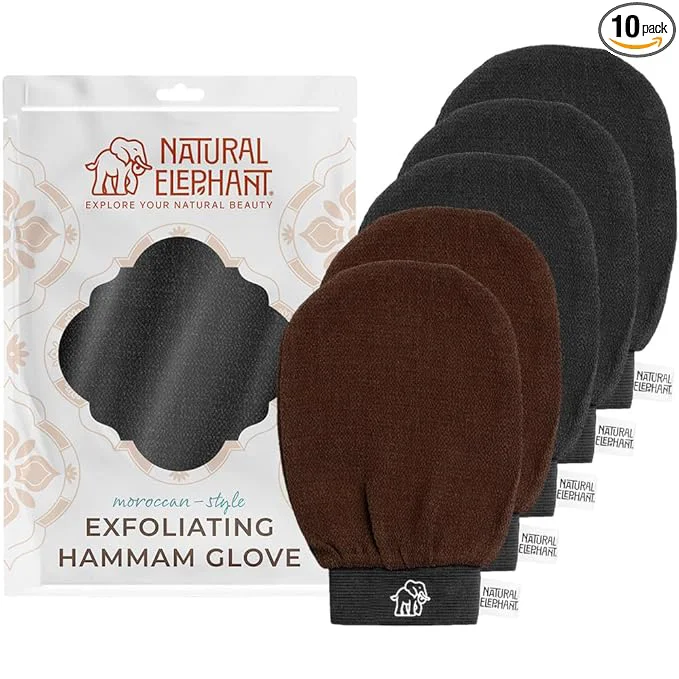 Powerful Natural Elephant Exfoliating Hammam Glove Flexible