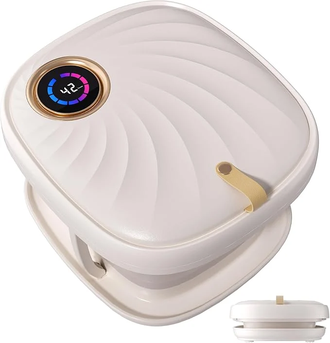 User-Friendly Foot Spa Bath Massager with Heat Bubble，Heating Foot Soaking Tub Trusted