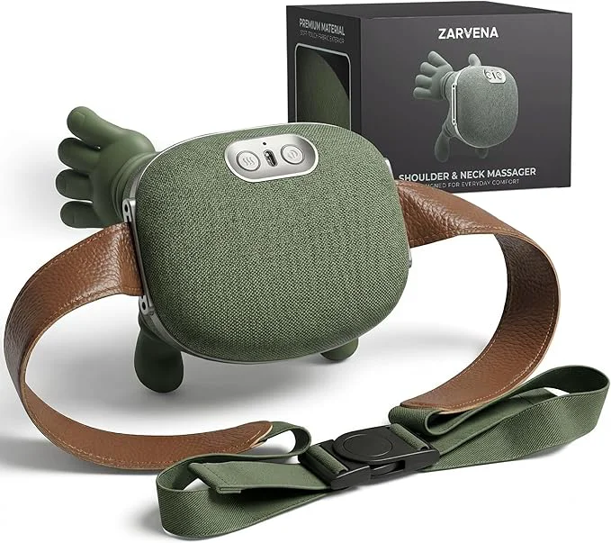 Secure Neck Massager with Heat for Pain Relief – Shoulder Neck Massager with Hands High-Performance
