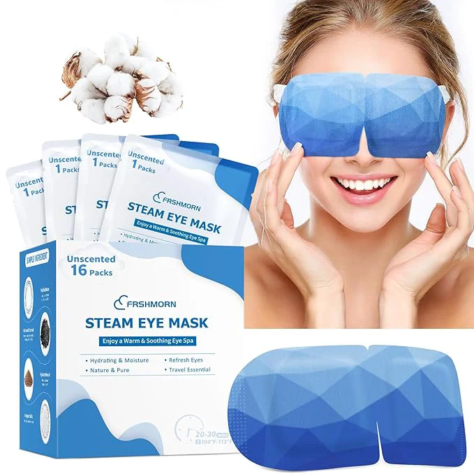 Official 16Packs Steam Eye Mask Heated Eye Mask Authentic