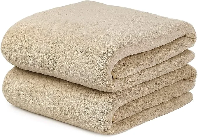Smooth JML Microfiber Bath Towels Ultra Soft Super Absorbent and Fast Drying Effective