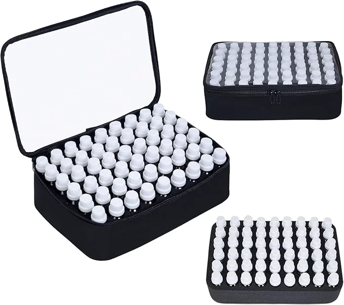 Top-Quality Essential Oils Carrying Case Holds 54 Grids Refined