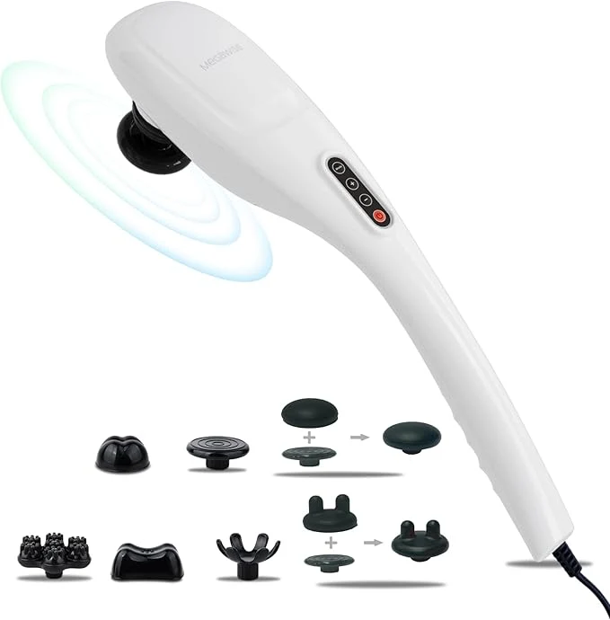 Recyclable MEGAWISE Handheld Back Massager Deep Tissue Percussion Relief Certified