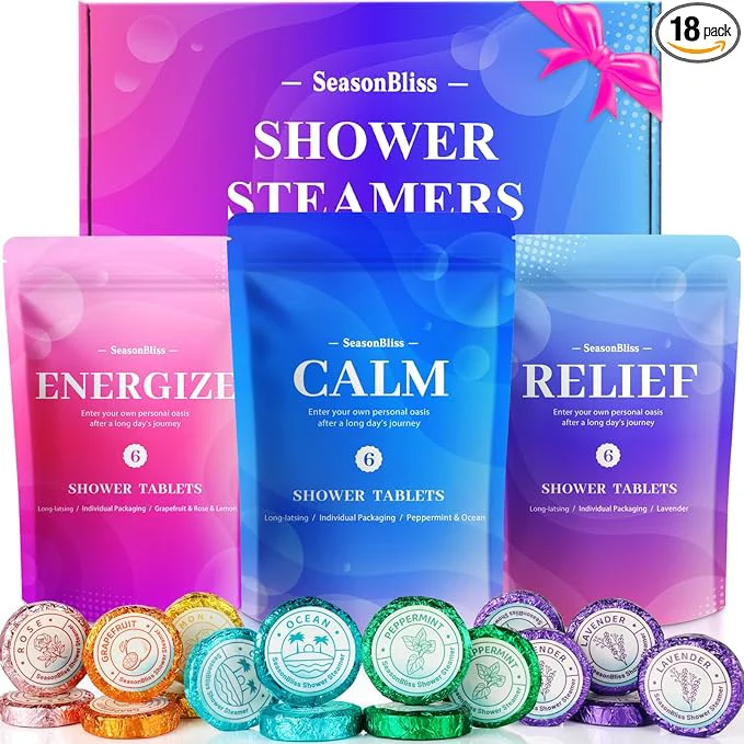 Consistent SeasonBliss Shower Steamers 18 Pack Set Shower Bombs Elite