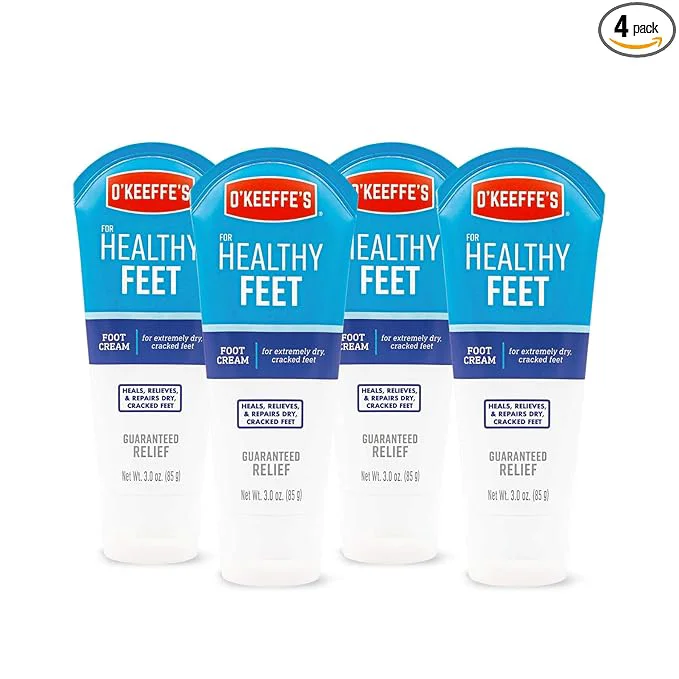 Flexible O’Keeffe’s K0280004-4 Healthy Feet Foot Cream Tube 3 oz Proven