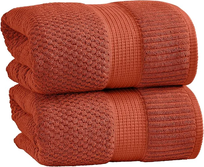 Dependable NY Loft Cotton 2 Pack Bath Sheet Towel Set Extra Large Oversize Bath Fine
