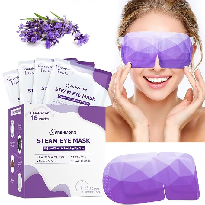 Healthy 16Packs Steam Eye Mask Heated Eye Mask Exceptional