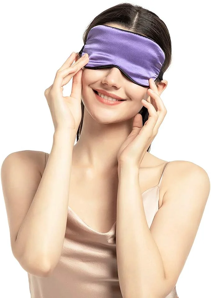 Safe Mulberry Silk Sleep Mask Blackout Cute Natural Sleeping Mask Unique