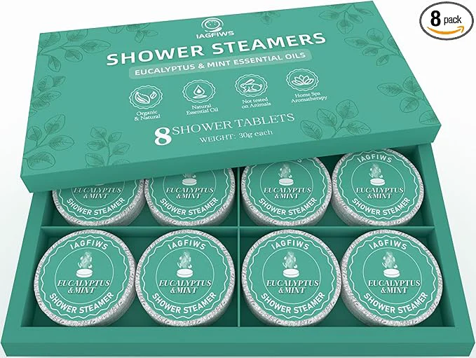 Soft Shower Steamers Aromatherapy Basket Set Sophisticated