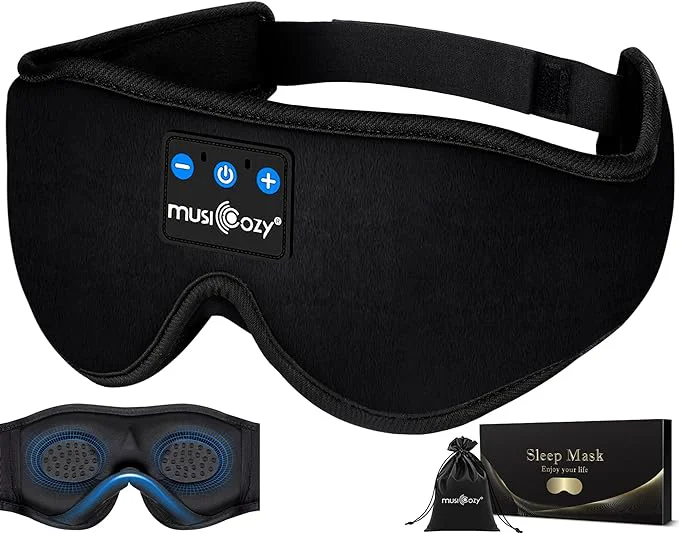 Original MUSICOZY Sleep Headphones Bluetooth 5.4 Headband Sleeping Eye Mask Prestigious