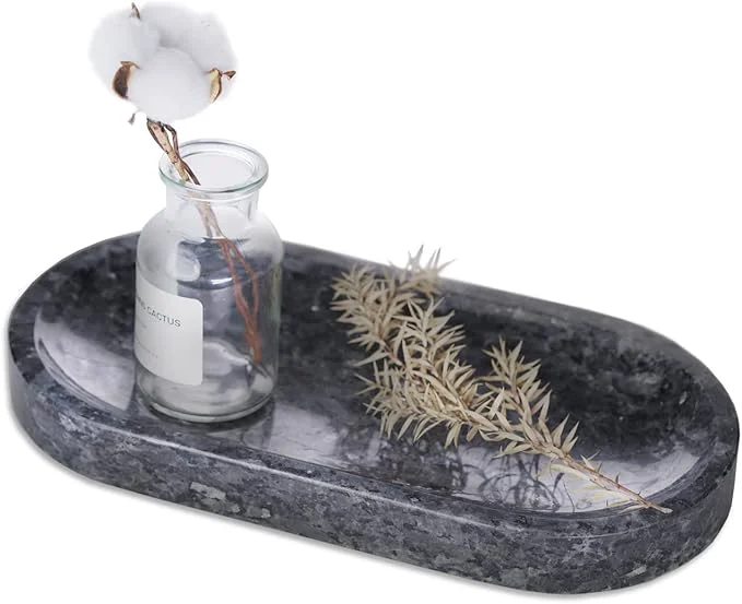 Pure Koville Norwegian Natural Granite Bathroom Tray Decorative Tray Bathroom Refined
