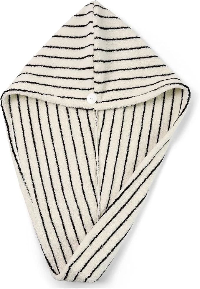 Elegant Jacquotha Cotton Hair Towel Wrap Official