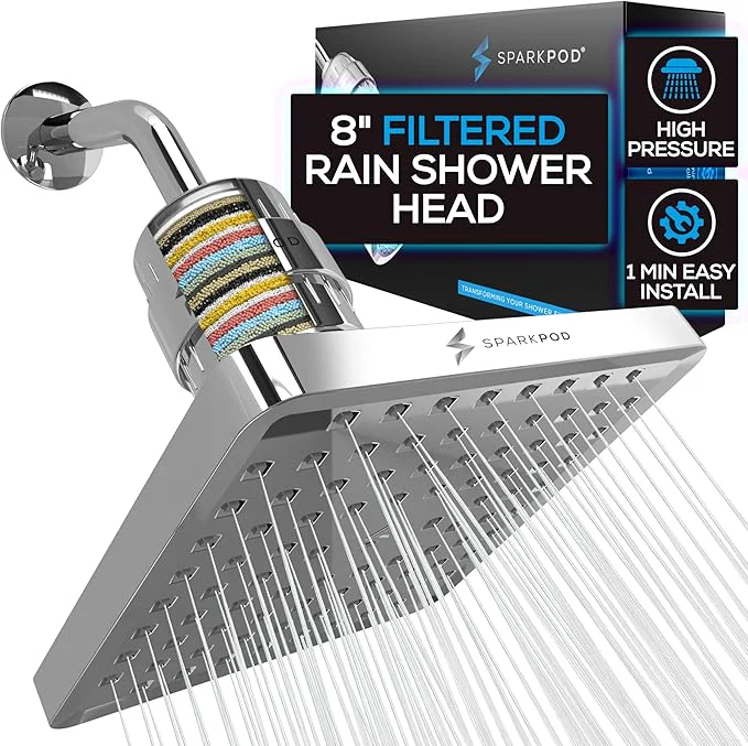 Classic SparkPod Luxury Filtered Shower Head Set 23 Stage Shower Filter Reliable