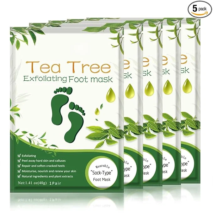 Original Design Liefiet Foot Peeling Mask 5 Pack Foot Mask Remove Dead Skin Rough Callus and Exclusive