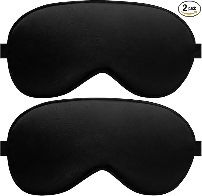 High-End Silk Sleep Mask – 2 Pack Silk Eye Mask Relaxed