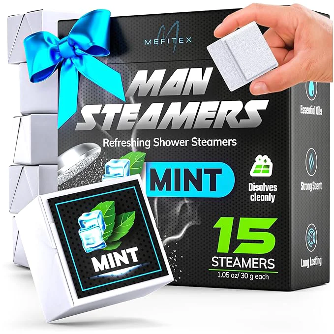 User-Friendly Shower Steamers for Men 15 Pack Menthol Aromatherapy Shower Steamers Strong Prestigious