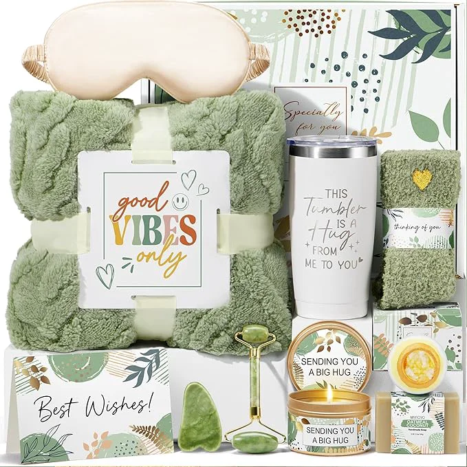 Crafted Self Care Get Well Soon Gift Baskets Comfortable