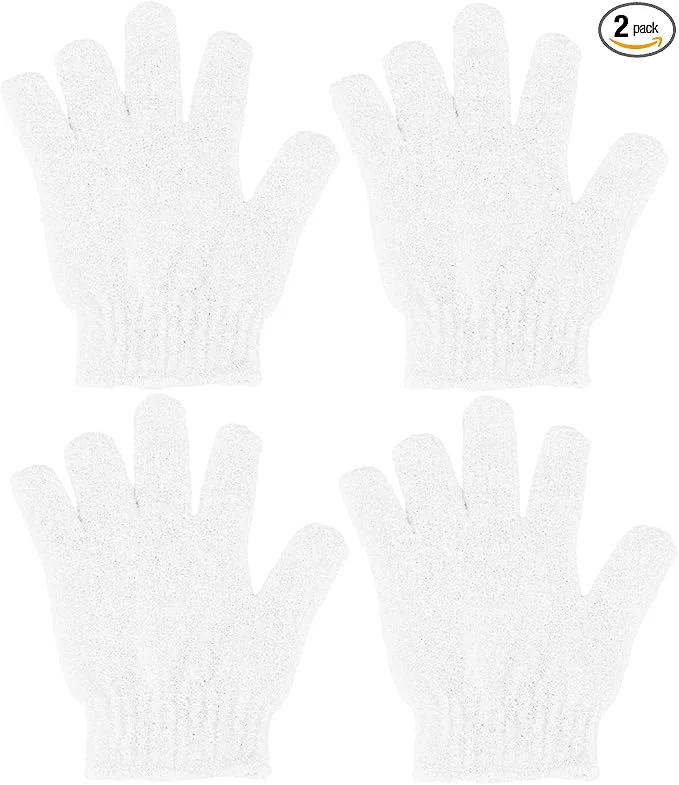 Original Design 4 Pcs Shower Gloves Exfoliating Gloves Exfoliating Mitt Exfoliating Body Dependable