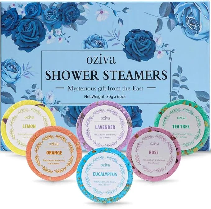 Flexible Shower Steamers- Box of 6 Premium Shower Bombs Top-Quality