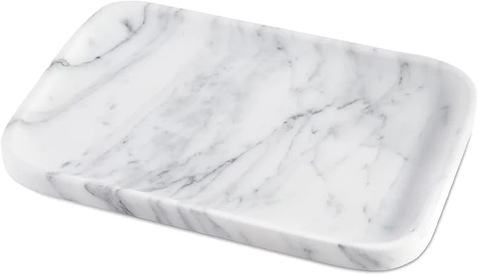 Optimized Arabescato Marble Vanity Tray Smart