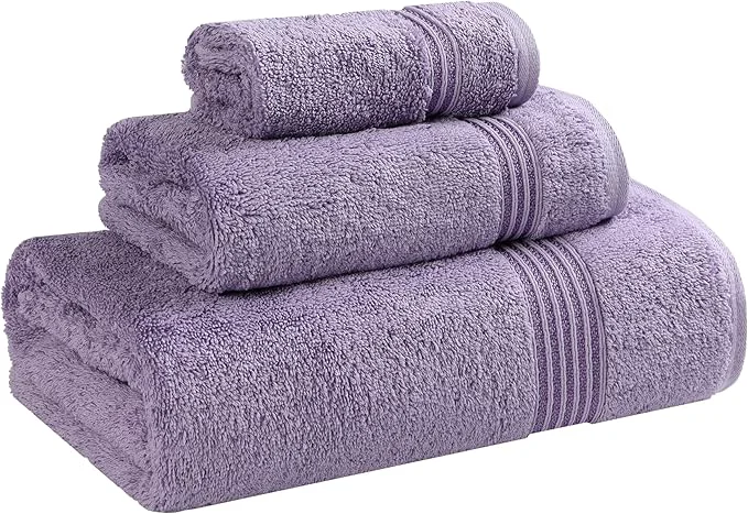 Optimized Superior Egyptian Cotton 3-Piece Towel Set Basic Towels Natural