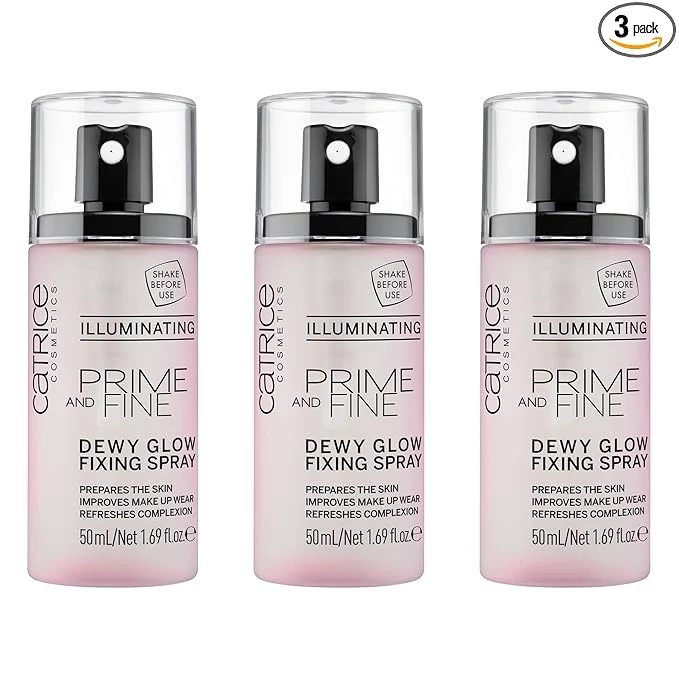 Natural Catrice Prime Fine Illuminating Dewy Glow Spray Transparent and Fast Trusted